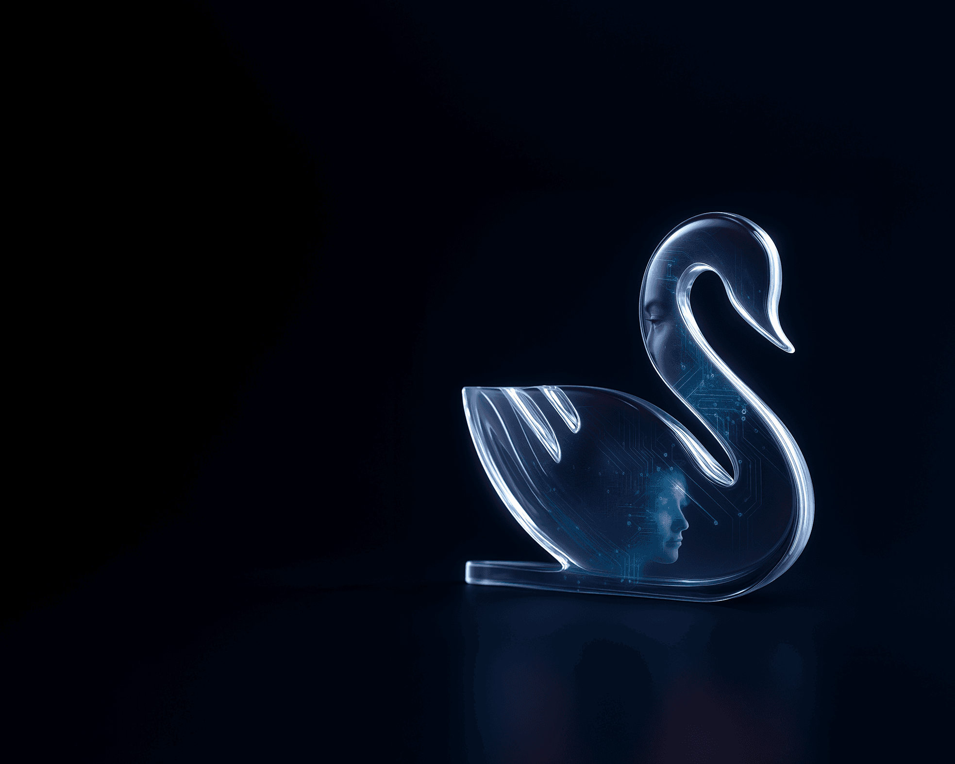 Secuura glass swan